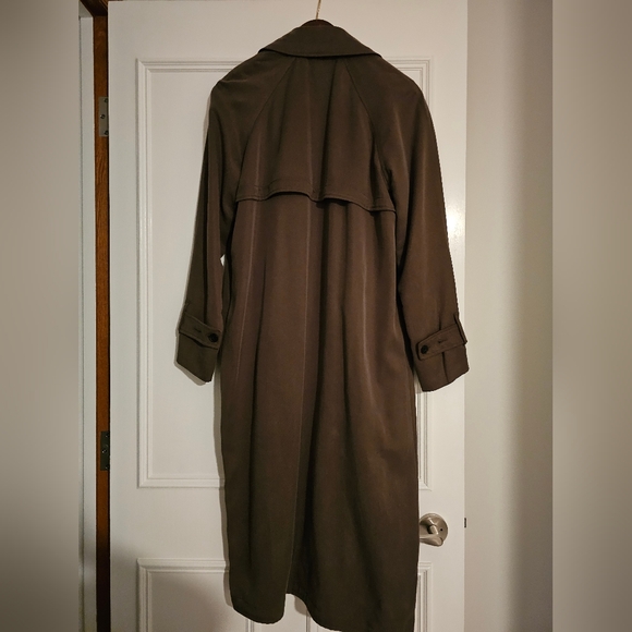 Babaton Olive Green Trench Coat -Small - Picture 9 of 11